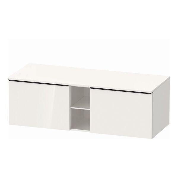 Badmeubel Duravit D-Neo Wand 140x55x45.9 cm Hoogglans Wit Links