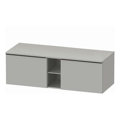 Badmeubel Duravit D-Neo Wand 140x55x45.9 cm Mat Betongrijs