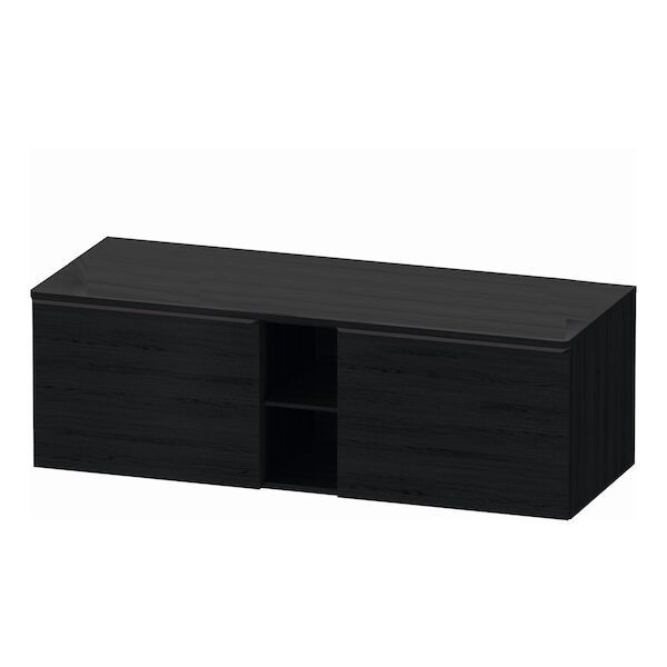 Badmeubel Duravit D-Neo Wand 140x55x45.9 cm Mat Eiken Zwart