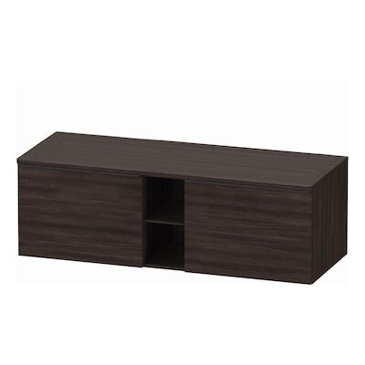 Badmeubel Duravit D-Neo Wand 140x55x45.9 cm Mat Kastanje Donker