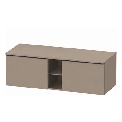 Badmeubel Duravit D-Neo Wand 140x55x45.9 cm Mat Linnen Links