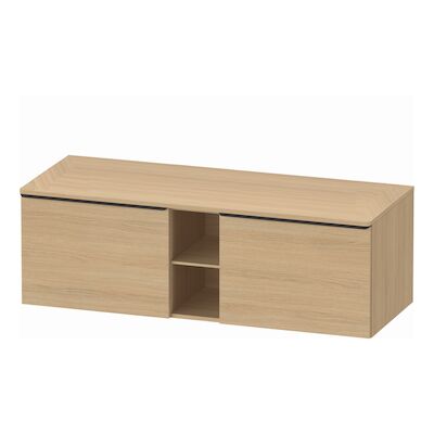 Badmeubel Duravit D-Neo Wand 140x55x45.9 cm Mat Natuur Eiken