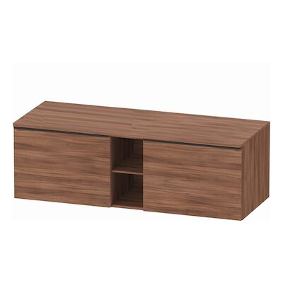 Badmeubel Duravit D-Neo Wand 140x55x45.9 cm Mat Noten Links