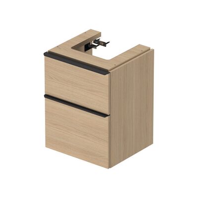 Badmeubel Duravit D-Neo Wand 48.4×44.2×62.5 cm Mat Natuur Eiken
