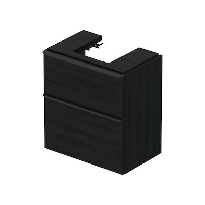 Badmeubel Duravit D-Neo Wand 58.4×37.2×62.5 cm Mat Eiken Zwart