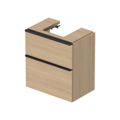 Badmeubel Duravit D-Neo Wand 58.4×37.2×62.5 cm Mat Natuur Eiken