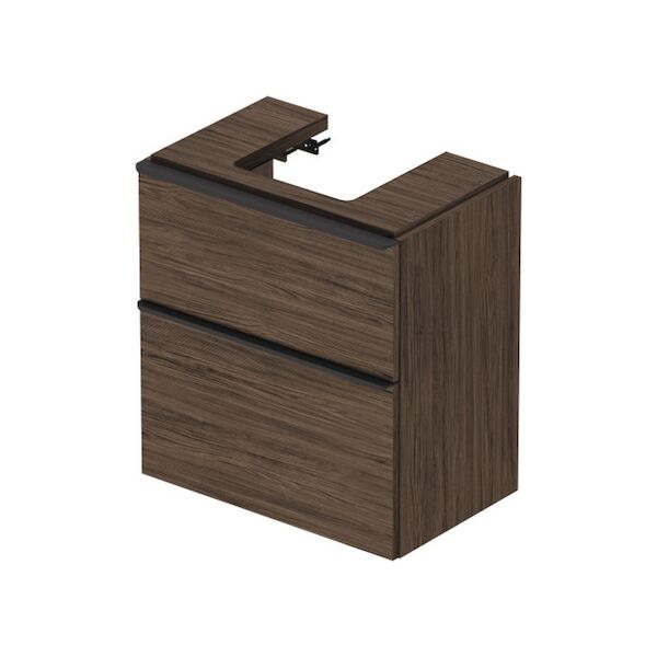 Badmeubel Duravit D-Neo Wand 58.4×37.2×62.5 cm Mat Noten (Donker)