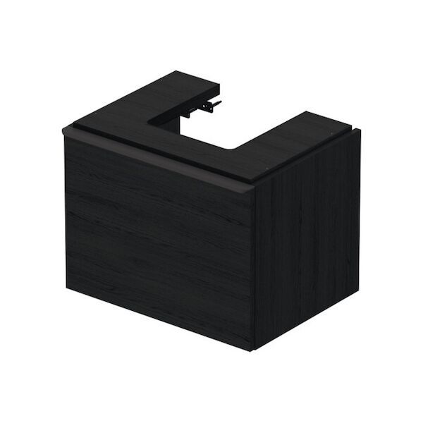 Badmeubel Duravit D-Neo Wand 58.4×44.2×44 cm Mat Eiken Zwart
