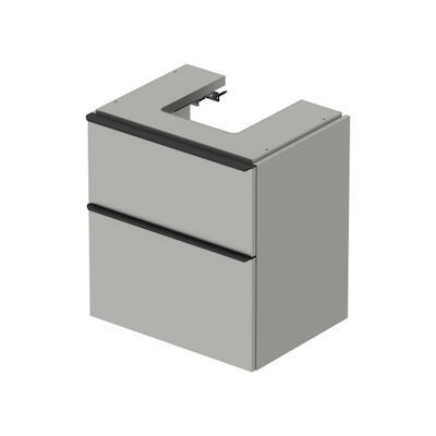 Badmeubel Duravit D-Neo Wand 58.4×44.2×62.5 cm Mat Betongrijs