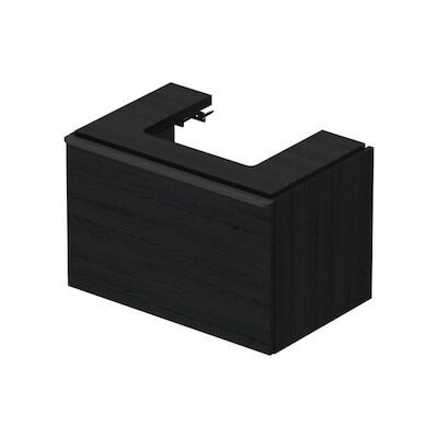 Badmeubel Duravit D-Neo Wand 68.4×44.2×44 cm Mat Eiken Zwart