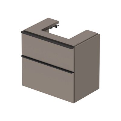 Badmeubel Duravit D-Neo Wand 68.4×44.2×62.5 cm Mat Basalt