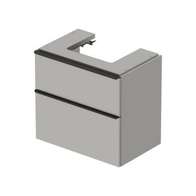 Badmeubel Duravit D-Neo Wand 68.4×44.2×62.5 cm Mat Betongrijs