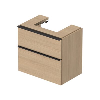 Badmeubel Duravit D-Neo Wand 68.4×44.2×62.5 cm Mat Natuur Eiken
