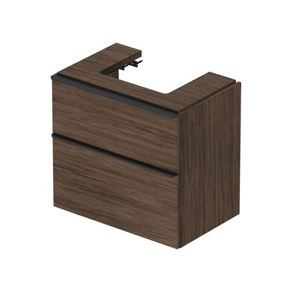 Badmeubel Duravit D-Neo Wand 68.4×44.2×62.5 cm Mat Noten (Donker)