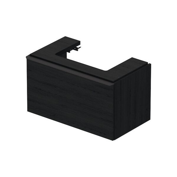 Badmeubel Duravit D-Neo Wand 78.4×44.2×44 cm Mat Eiken Zwart