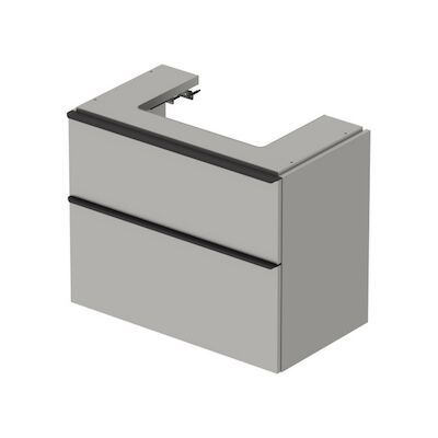 Badmeubel Duravit D-Neo Wand 78.4×44.2×62.5 cm Mat Betongrijs
