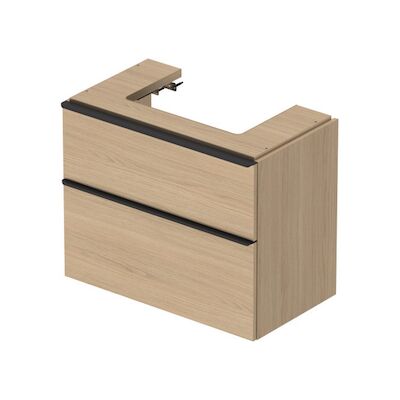 Badmeubel Duravit D-Neo Wand 78.4×44.2×62.5 cm Mat Natuur Eiken