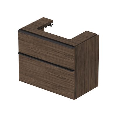 Badmeubel Duravit D-Neo Wand 78.4×44.2×62.5 cm Mat Noten (Donker)