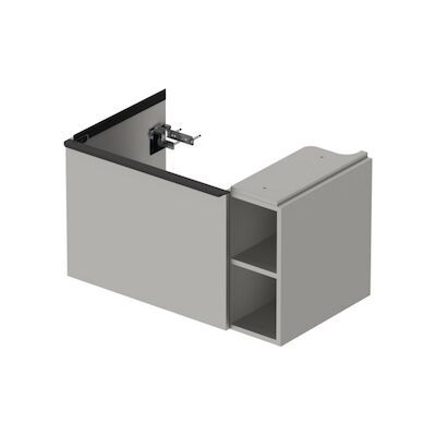 Badmeubel Duravit D-Neo Wand 78.4×45.2×44 cm Links Mat Betongrijs