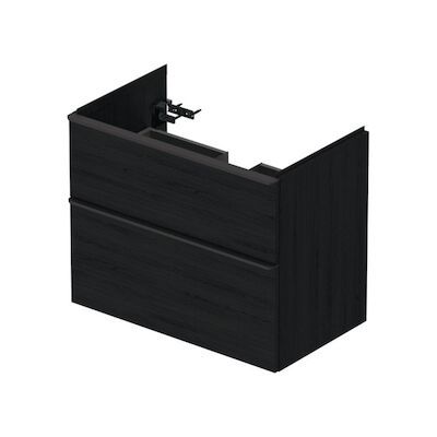 Badmeubel Duravit D-Neo Wand 78.4×45.2×62.5 cm Mat Eiken Zwart