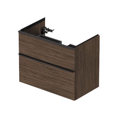Badmeubel Duravit D-Neo Wand 78.4×45.2×62.5 cm Mat Noten (Donker)