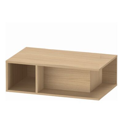 Badmeubel Duravit D-Neo Wand 80x48x26 cm Links Mat Natuur Eiken
