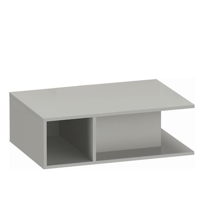 Badmeubel Duravit D-Neo Wand 80x55x26 cm Links Mat Betongrijs