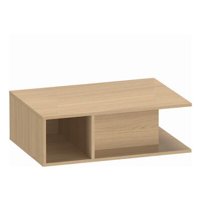 Badmeubel Duravit D-Neo Wand 80x55x26 cm Links Mat Natuur Eiken