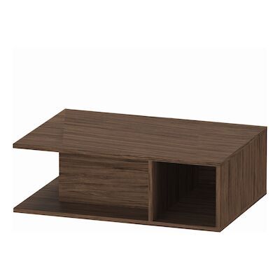 Badmeubel Duravit D-Neo Wand 80x55x26 cm Rechts Mat Noten (Donker)