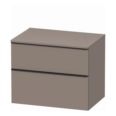Badmeubel Duravit D-Neo Wand 80x55x64.4 cm Mat Basalt
