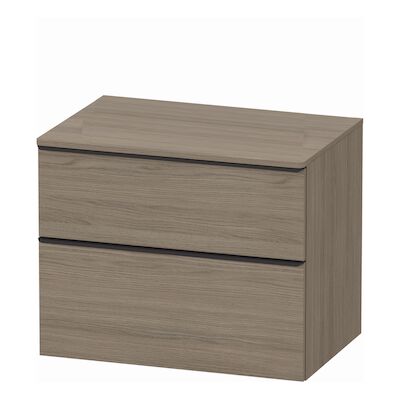Badmeubel Duravit D-Neo Wand 80x55x64.4 cm Mat Eiken Terra