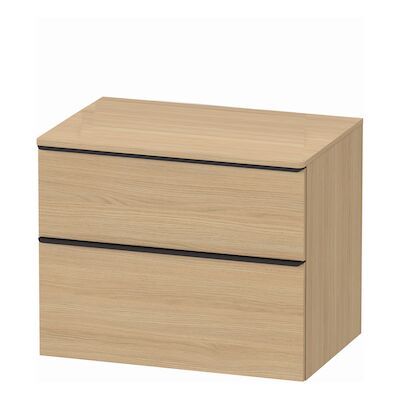 Badmeubel Duravit D-Neo Wand 80x55x64.4 cm Mat Natuur Eiken
