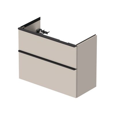 Badmeubel Duravit D-Neo Wand 81×37.2×62.5 cm Mat Taupe
