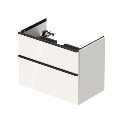 Badmeubel Duravit D-Neo Wand 81×46.2×62.5 cm Links Hoogglans Wit
