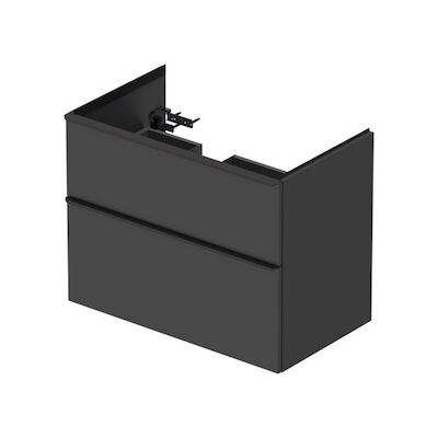 Badmeubel Duravit D-Neo Wand 81×46.2×62.5 cm Links Mat Grafiet