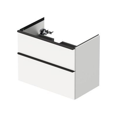 Badmeubel Duravit D-Neo Wand 81×46.2×62.5 cm Links Mat Wit
