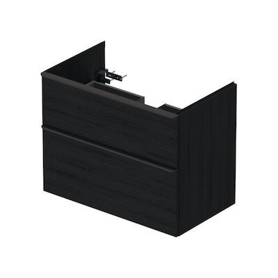 Badmeubel Duravit D-Neo Wand 81×46.2×62.5 cm Mat Eiken Zwart