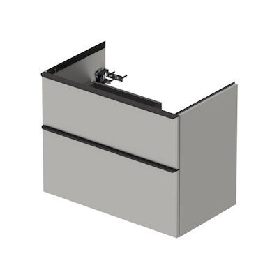 Badmeubel Duravit D-Neo Wand 81×46.2×62.5 cm Rechts Mat Betongrijs