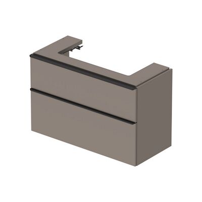 Badmeubel Duravit D-Neo Wand 98.4×44.2×62.5 cm Mat Basalt