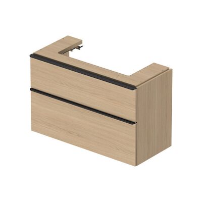 Badmeubel Duravit D-Neo Wand 98.4×44.2×62.5 cm Mat Natuur Eiken