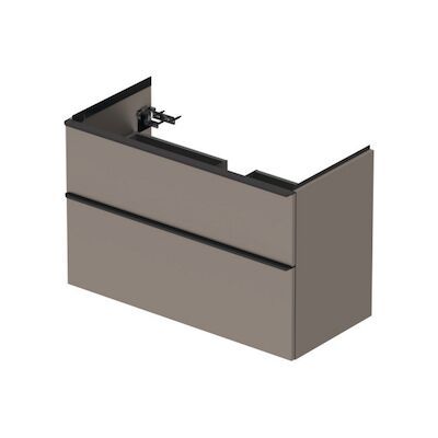 Badmeubel Duravit D-Neo Wand 98.4×45.2×62.5 cm Mat Basalt