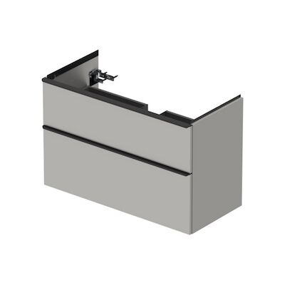 Badmeubel Duravit D-Neo Wand 98.4×45.2×62.5 cm Mat Betongrijs