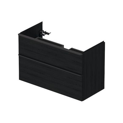 Badmeubel Duravit D-Neo Wand 98.4×45.2×62.5 cm Mat Eiken Zwart