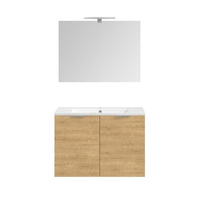 Badmeubelset Allibert Euro Pack 80cm Eik Arlington (Flat Pack)