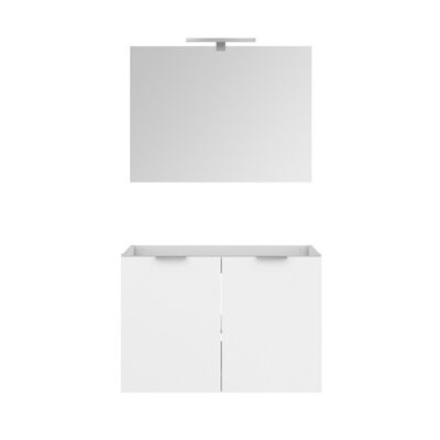 Badmeubelset Allibert Euro Pack 80cm Glans Wit (Flat Pack)