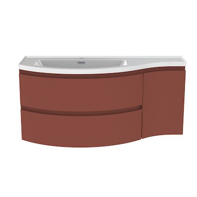 Badmeubelset Allibert Verso 110 cm Mat Terracotta