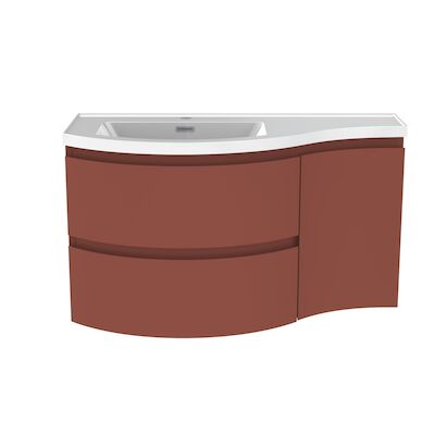 Badmeubelset Allibert Verso 90 cm Mat Terracotta