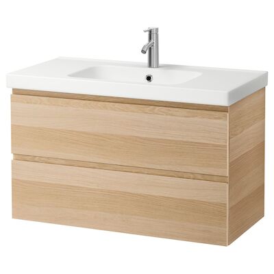 Badmeubelset Wiesbaden Vision Oak 100x46x53 cm