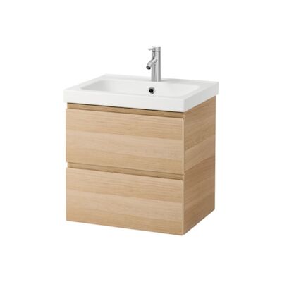 Badmeubelset Wiesbaden Vision Oak 80x46x53 cm