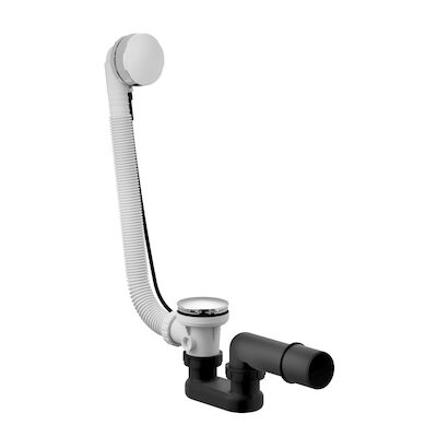 Badoverloop Hotbath Cobber Combinatie Verlengd Chroom